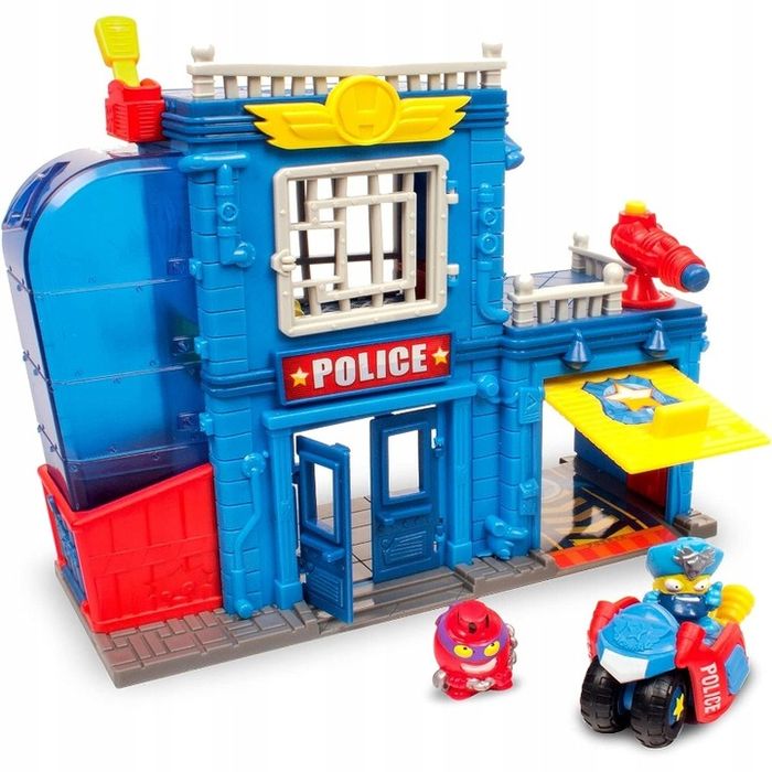 Super Zings Posterunek Policji +2 Figurki + Pojazd