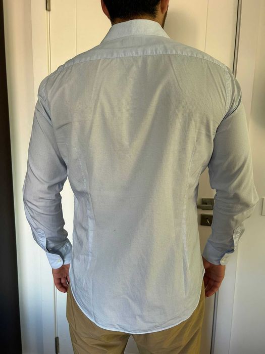 Camisa MASSIMO DUTTI Azul Clara