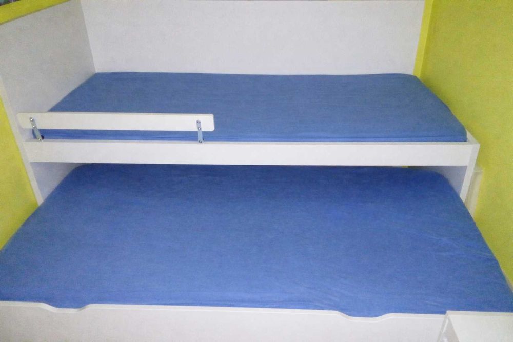 Ikea Flaxa łóźko podwójne 2 w 1, dla rodzeństwa