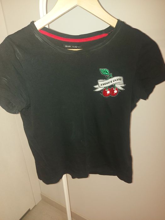 Koszulka z haftem cropp s