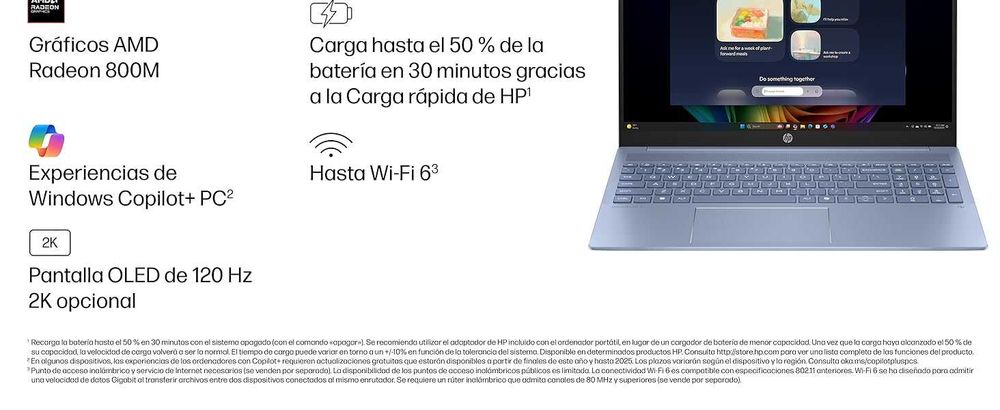 HP OmniBook 5 16 OLED 120hz Ryzen AI 5 330, 32GB RAM, 1TB, Radeon 820M