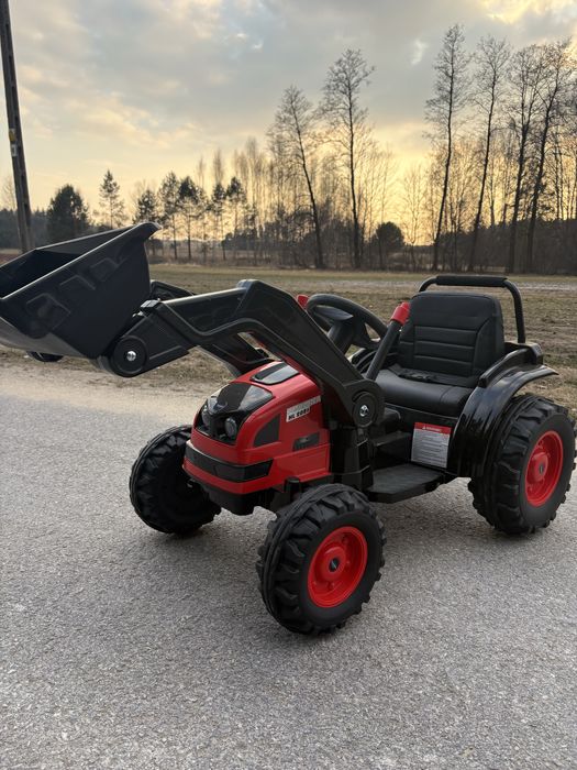 Traktorek elektryczny dla dziecka koparka na akumulator