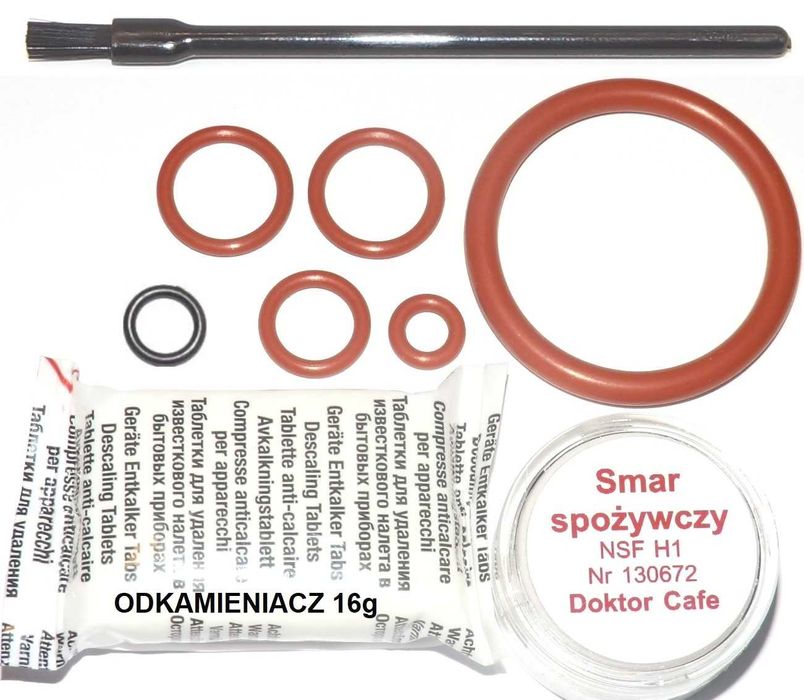 Zestaw uszczelki smar odkamieniacz ekspres Philips Saeco Gaggia SUP HD