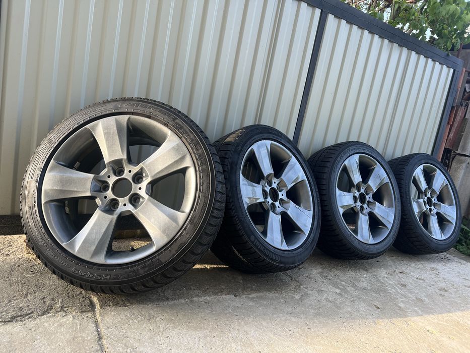 Титани разом із хорошою резиною R18 -5x120 -ціна  вказана за всі -4
