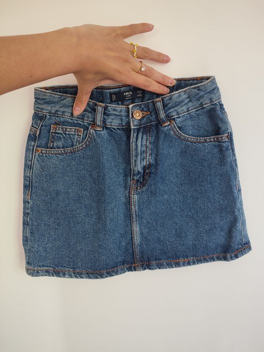 Джинсова міні спідниця Mango для дівчинки 134-140, 9-10 років