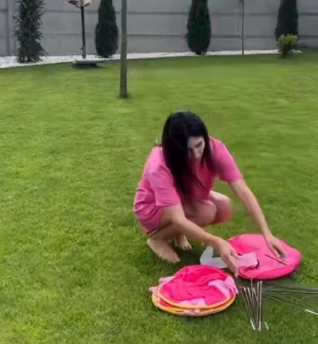 Детская палатка игровая Замок принца/принцессы шатер для дома и улицы