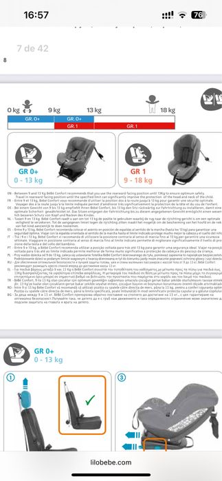 Cadeira Auto Bebe- Confort