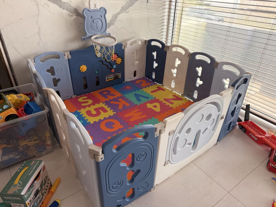 Parque e tapete esponja infantil (posso vender separado)