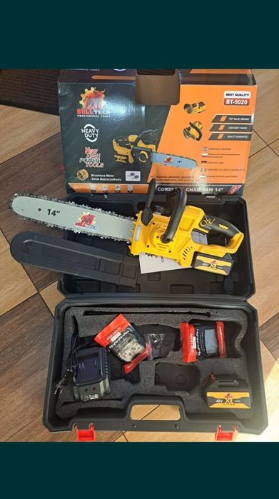 Piła akumulatorowa 14 cali  Bull Tech 2x akumulator 5ah