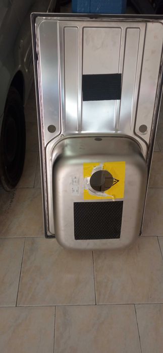 Lavatório em inox 90x50 novo