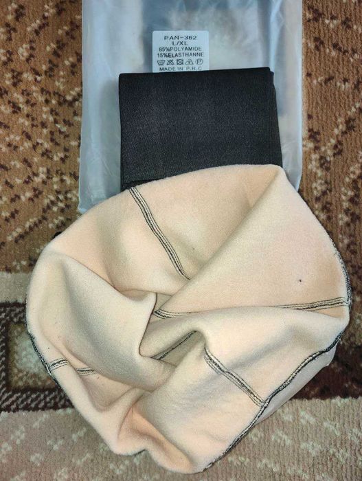 РОЗПРОДАЖ! Колготи з ефектом голих ніжок на флісі 42-54,    ОСТАТКИ!