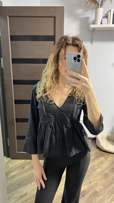 Стильна чорна кофта Pull&Bear
