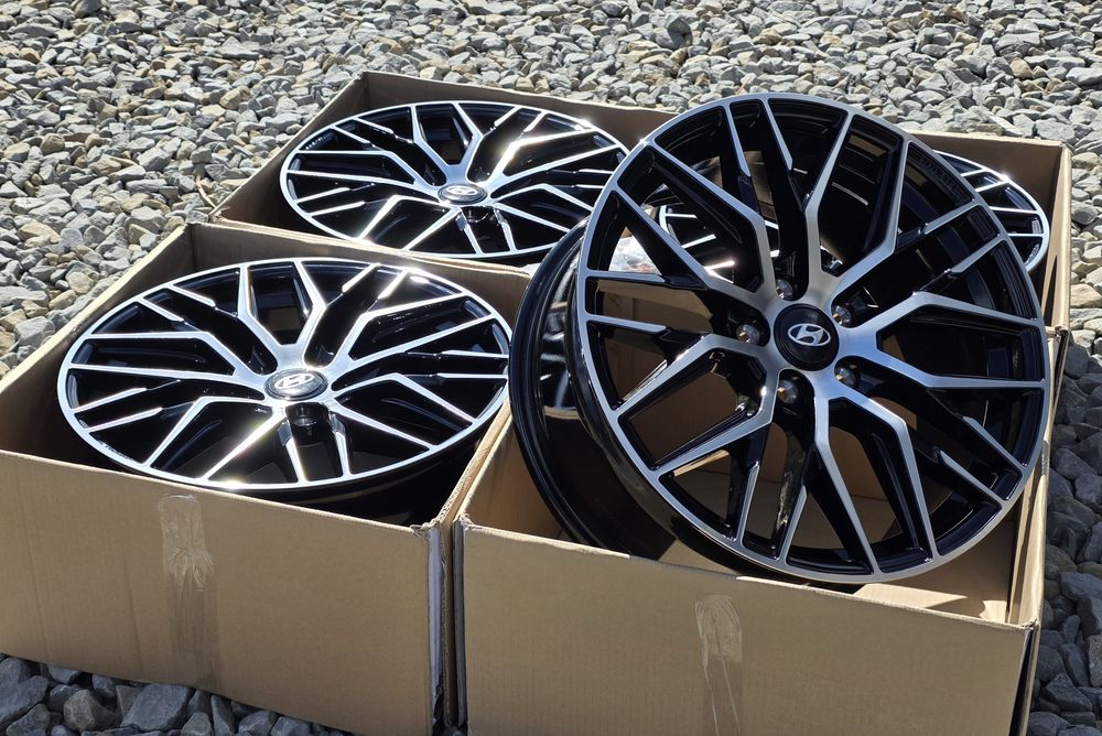 5x114 17 Hyundai Alufelgi + czujniki Tuscon Santa Fe Sonata i30 Elantr