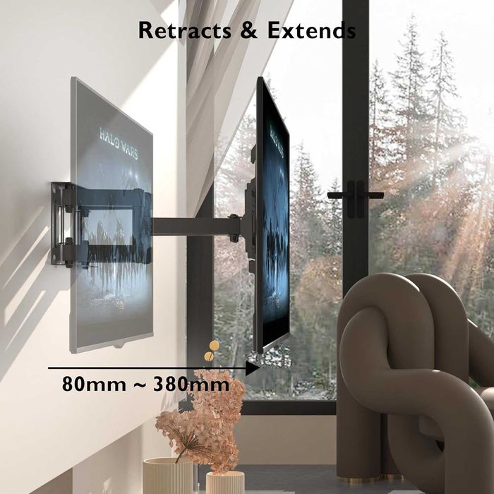 Wall Mount for Flat and Curved TVs, 23 to 70 Inches, Tilt and Swivel64730153750403124