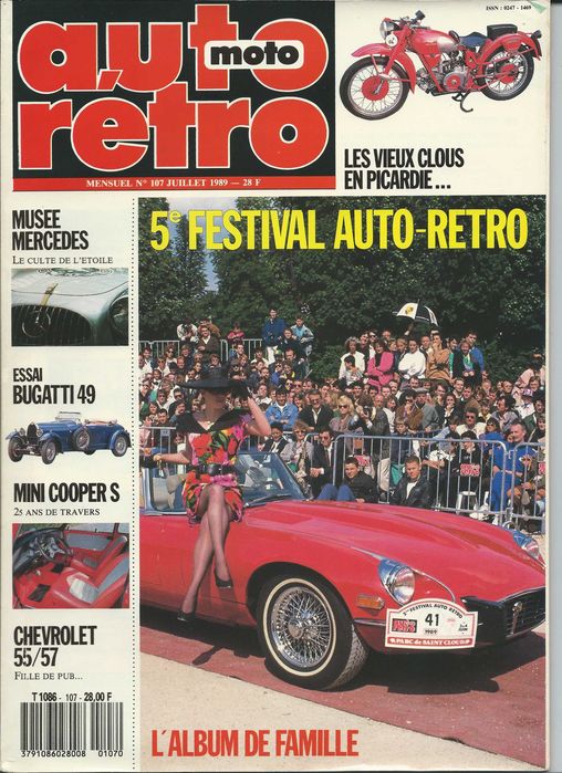 Revistas Auto Rétro - 1983, 1988 e 1989