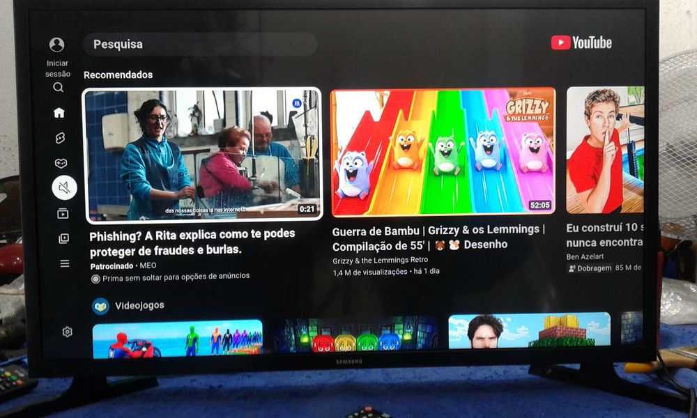 Vendo Smart Tv Led Samsung de 32 polegadas