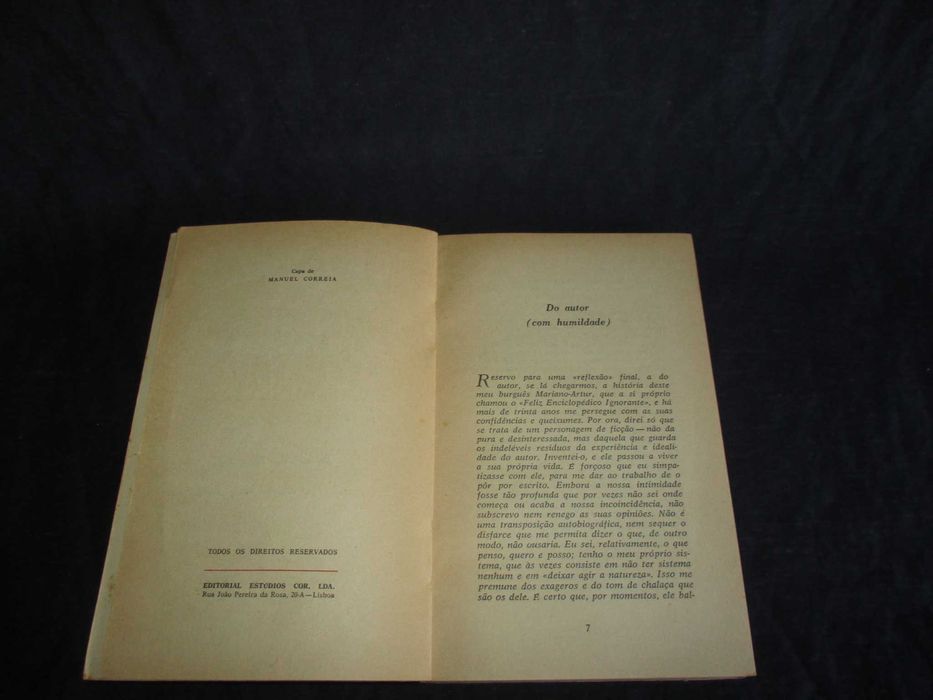 Livro É Proibido Apontar José Rodrigues Miguéis 1ª edição 1964