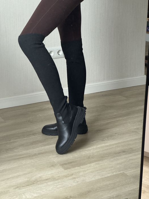 Жіночі чоботи високі Zara