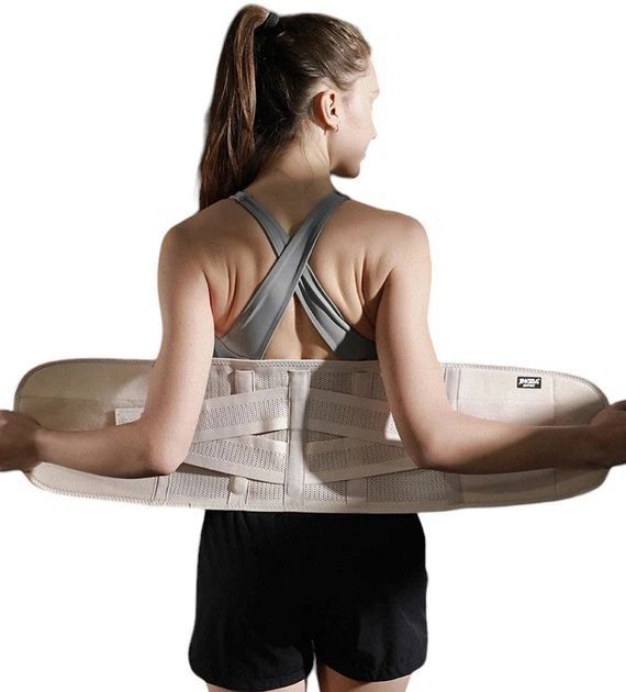 Ортопедический пояс бандаж с рёбрами жёсткости