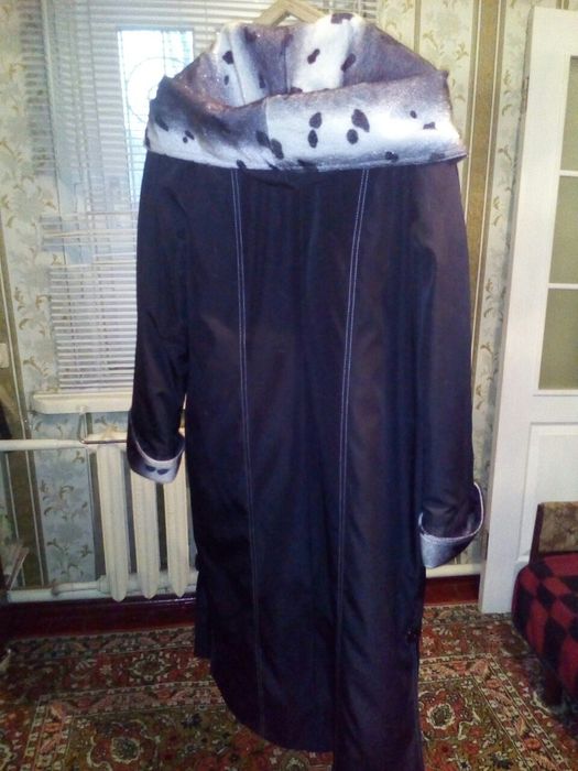 Пальто с капюшоном женское