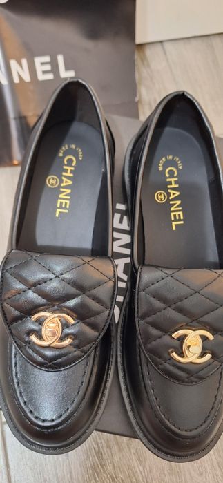 Chanel 39.5  mokasyny