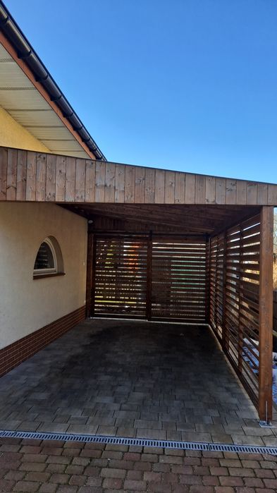 Odsprzedam wiatę garażową