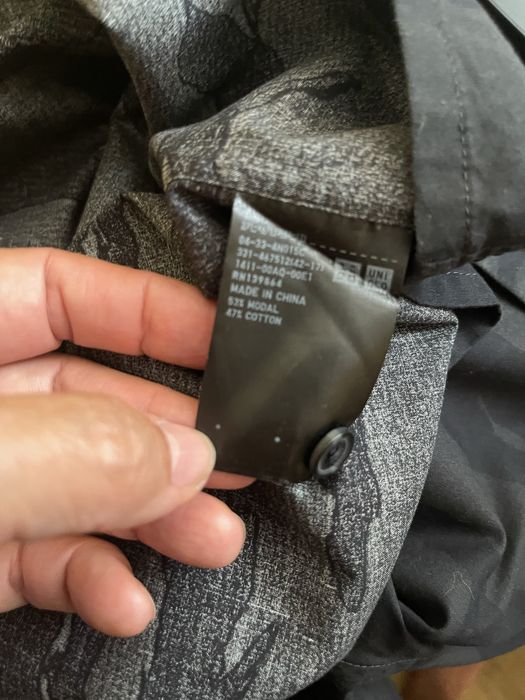 Uniqlo шведка рубашка с коротким рукавом