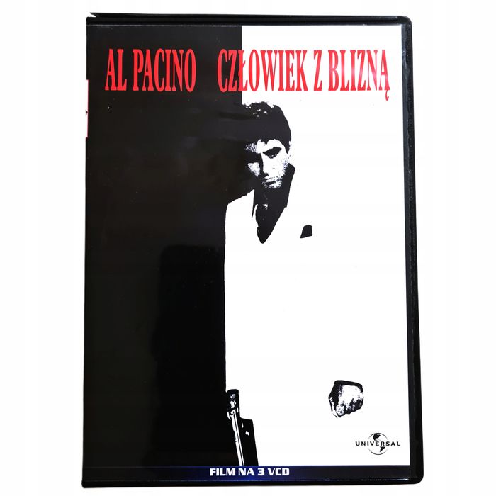 Człowiek z Blizną Film VCD DVD Al Pacino.