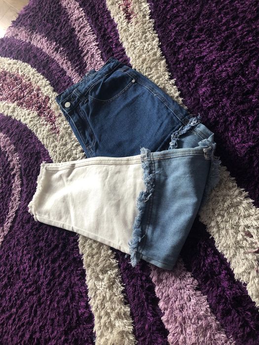 Jeansy shein  spodnie sztruksy modne rozmiar xs