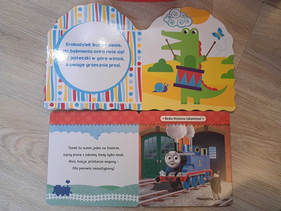 Sorter, wkładanka Fisher Price, książka Tomek, zwierzęta Fisher Price
