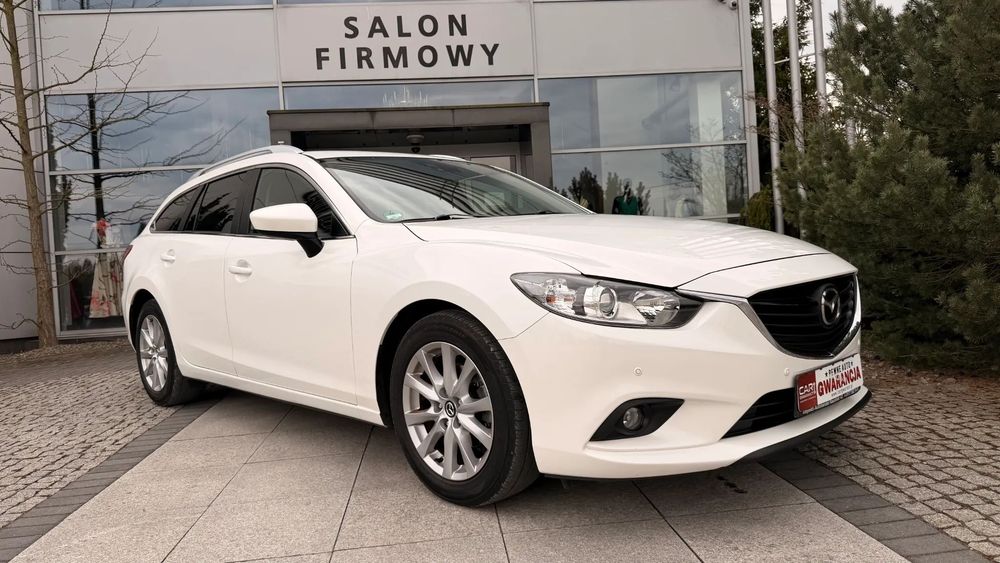 Mazda 6 1 własciciel biała perła 165 konny