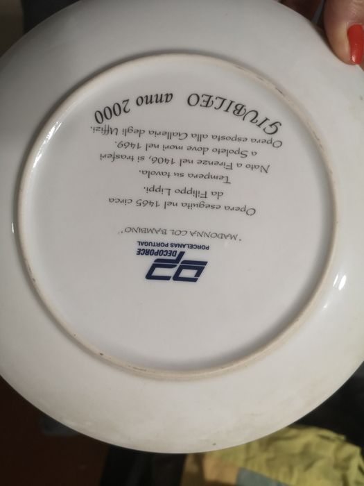 Prato "Madonna col bambino"