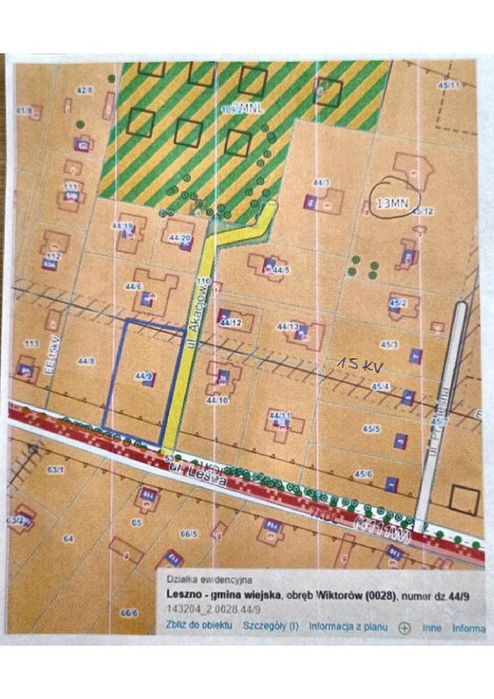 Działka budowlana 1800 m² w otulinie Puszczy Kampinoskiej – Wiktorów - Widok 2