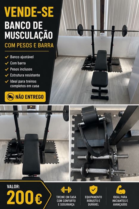Academia de treino em casa