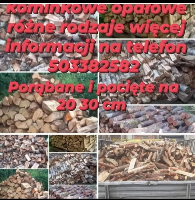 Sprzedaż Drewna Kominkowe Opałowe