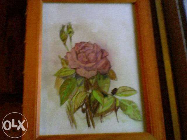 Quadro decorativo pintado à mão (NOVO)