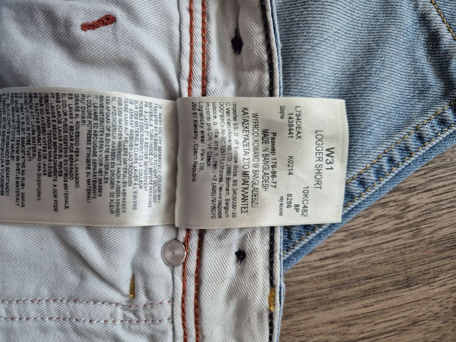 Spodenki sportowe jeans