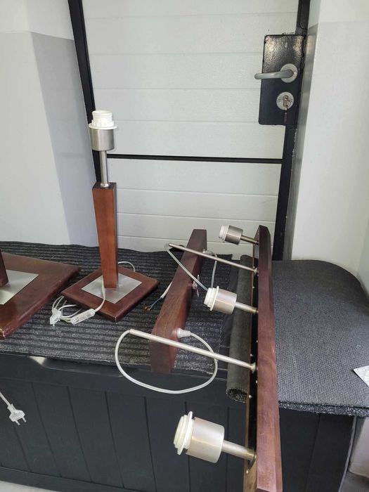 Komplet lamp do salonu/gabinetu