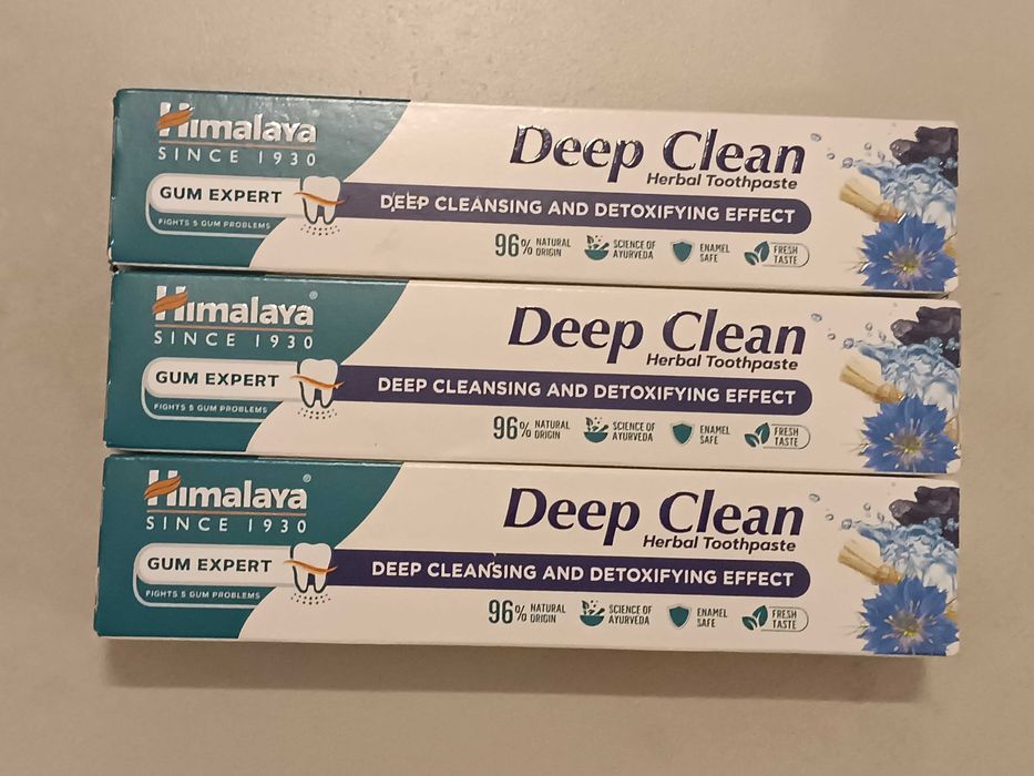 Pasta do zębów Himalaya Deep Clean, 75 ml, 3 sztuki