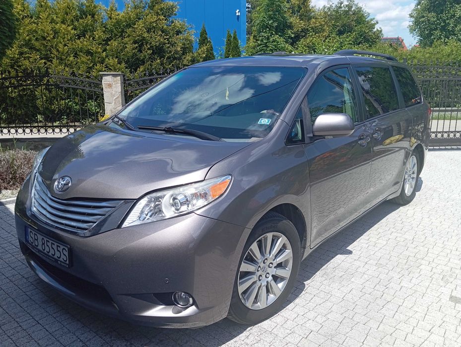Toyota Sienna Limited AWD - 3,5 V6 - 4x4 - najwyższa wersja | Gaz LPG |