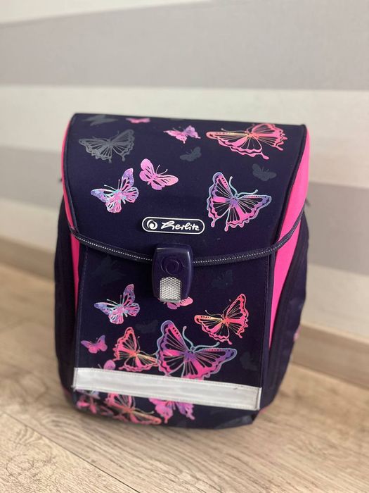 Рюкзак herlitz, розовый в хорошем состоянии