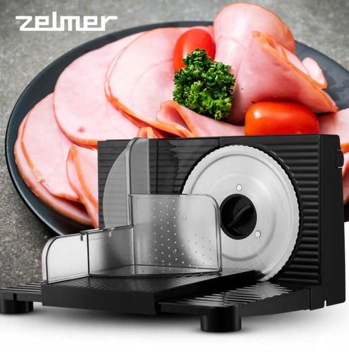 NOWA Krajalnica Elektryczna do Chleba Wędlin Płynna Regulacja Krojenia