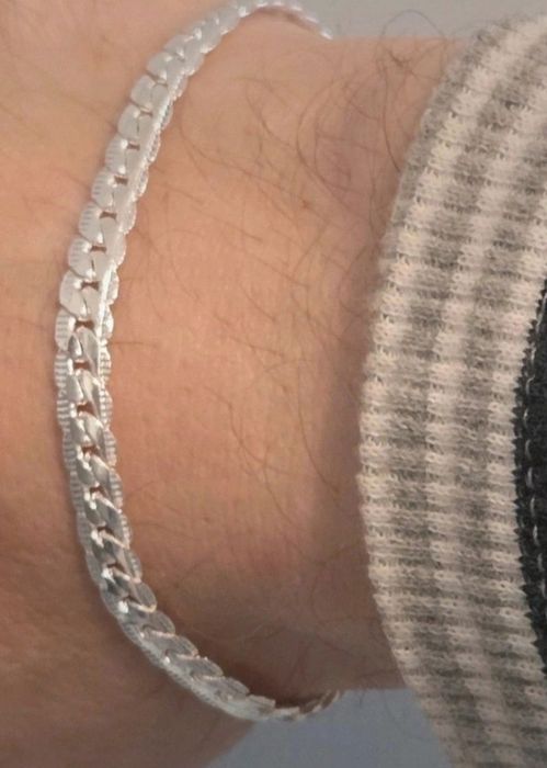 Branzoletka srebrna nowa z prezencie przy zakupie 1 szt