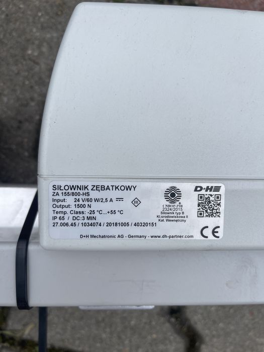 Okno Klapa dymowa świetlik ASKON FIRE jednoskrzydlowa