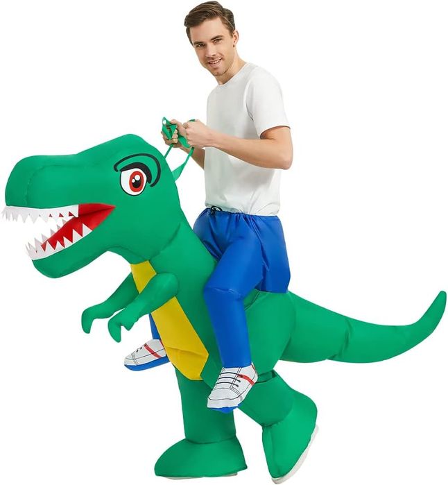 Nadmuchiwany Kostium Dinozaura Dla Dorosłych Rozmiar 150-180Cm