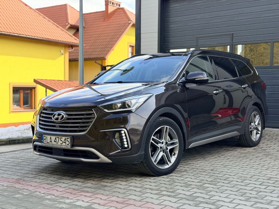 Hyundai Santa Fe 4x4, 7 osób, Wentylowane Fotele, Reflektory Led, Skóra, Panorama