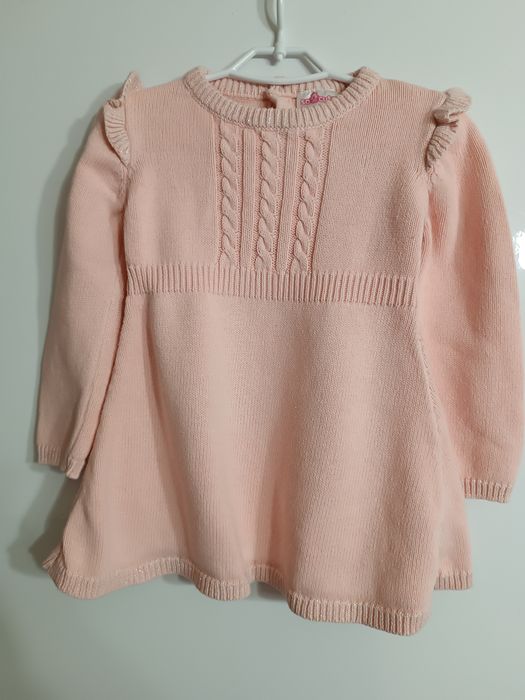 Sukienka pudrowy róż