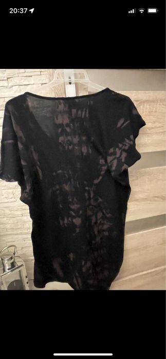 Bluzka z bawelny asymetryczna l/xl