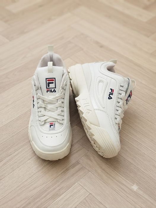 Białe sneakersy FILA Disruptor damskie chunky retro 37
