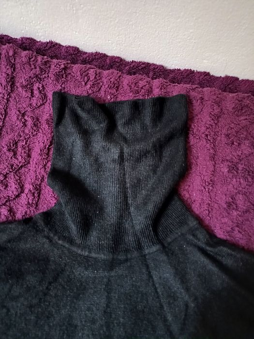 Golf damski/męski czarny XL